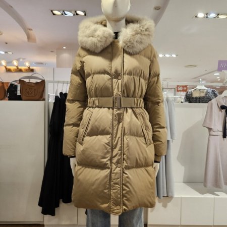 후드FOX중기장덕다운점퍼