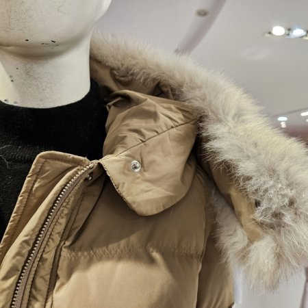 후드FOX중기장덕다운점퍼