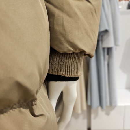 후드FOX중기장덕다운점퍼