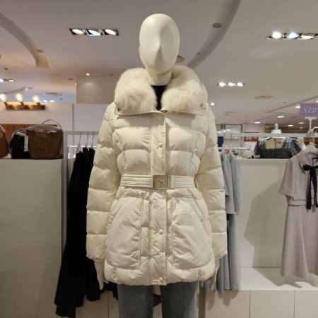 FOX카라후드숏덕다운점퍼