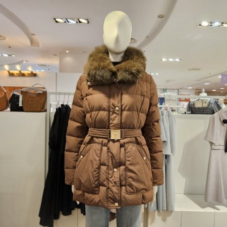 FOX카라후드숏덕다운점퍼