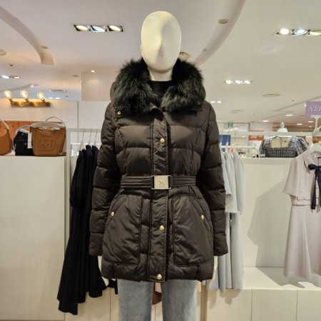 FOX카라후드숏덕다운점퍼