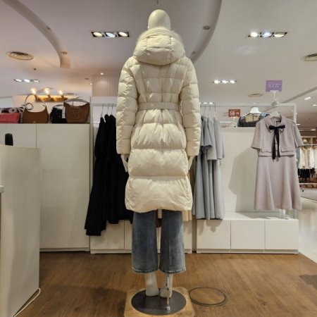 FOX카라후드롱덕다운점퍼