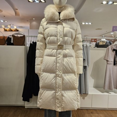 FOX카라후드롱덕다운점퍼