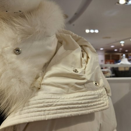 FOX카라후드롱덕다운점퍼