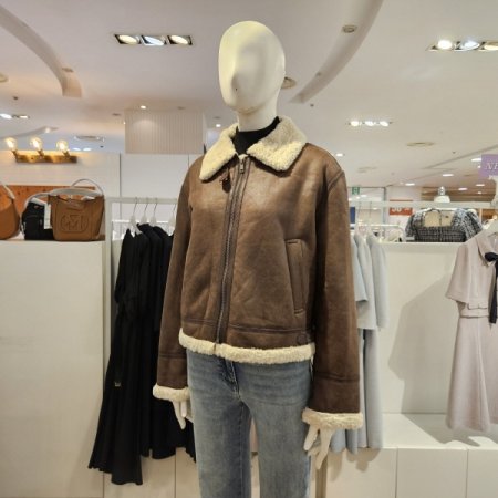 라이더형인조무스탕점퍼