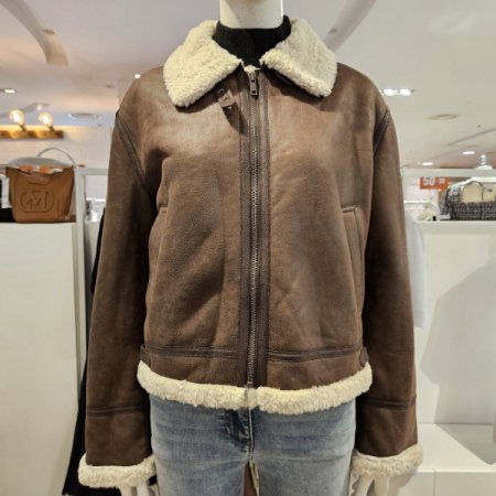 라이더형인조무스탕점퍼