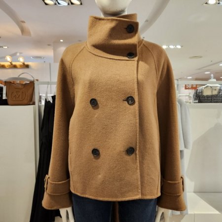 업카라숏기장코트