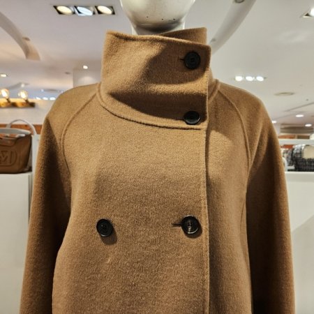 업카라숏기장코트