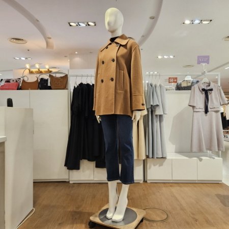 더블코트중기장코트