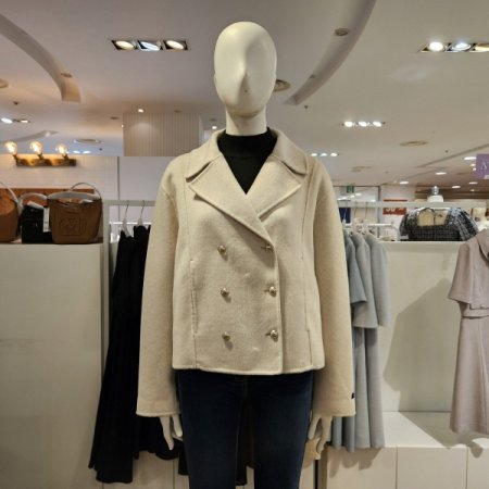 오픈카라더블버튼코트