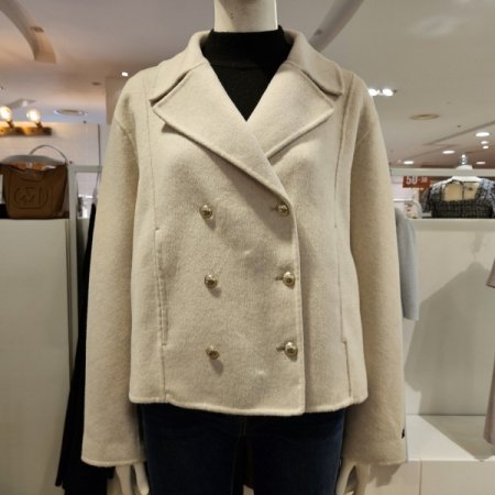 오픈카라더블버튼코트