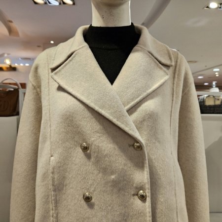 오픈카라더블버튼코트