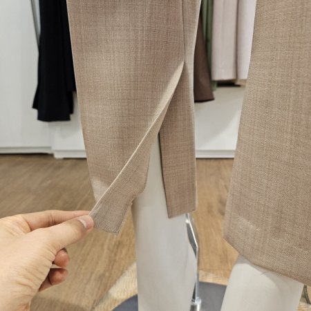 허리오비세미부츠컷슬랙스