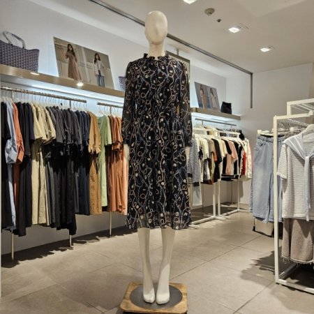 체인프린트스모킹원피스