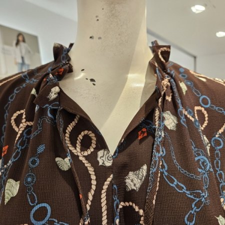 체인프린트스모킹원피스