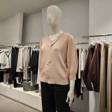 넥타이소매시스루니트