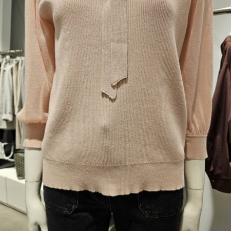 넥타이소매시스루니트