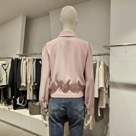 블루종크롭블라우스