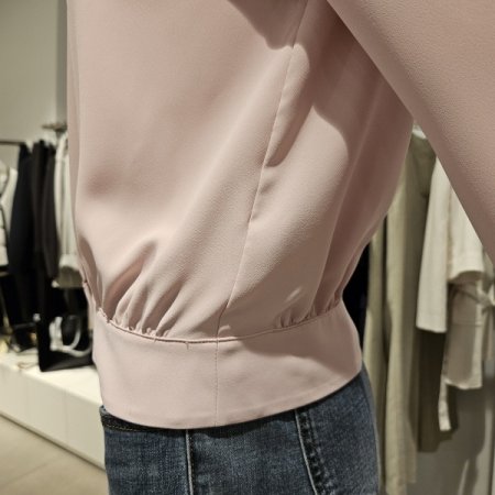 블루종크롭블라우스