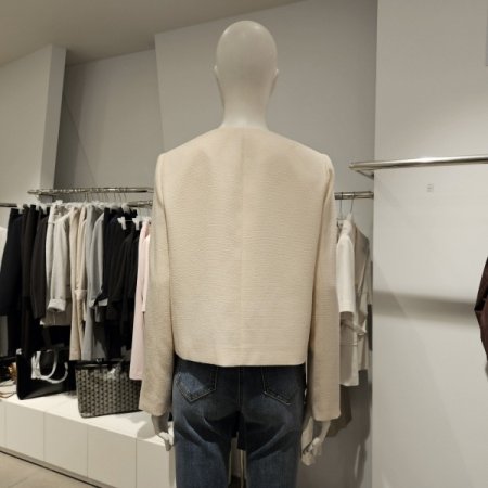 팬시라운드넥앞포켓자켓