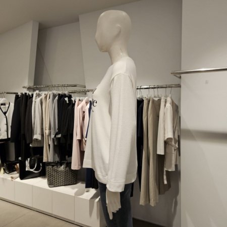 잭클린레터링긴팔티셔츠