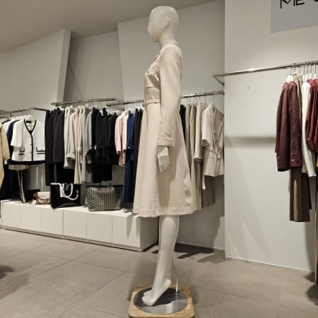 옵션벨트오픈카라플레어원피스