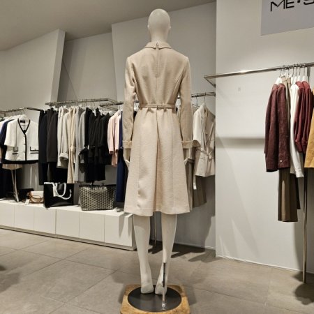 옵션벨트오픈카라플레어원피스