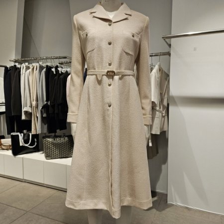 옵션벨트오픈카라플레어원피스