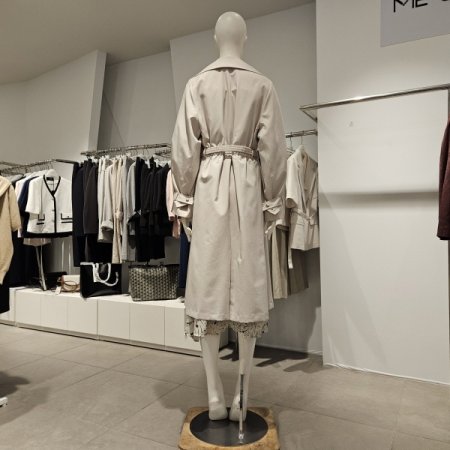 옵션벨트뒷밴딩트렌치코트