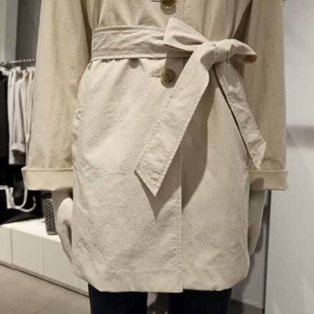 카라비죠싱글숏트렌치코트