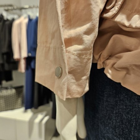 후드밑단스트링점퍼