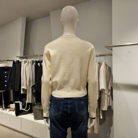 폴유어배색라운드가디건