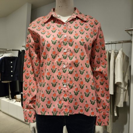 플라워패턴블라우스