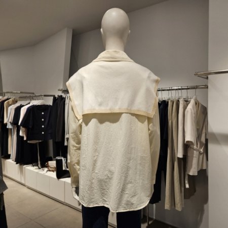 어깨숄세트블라우스