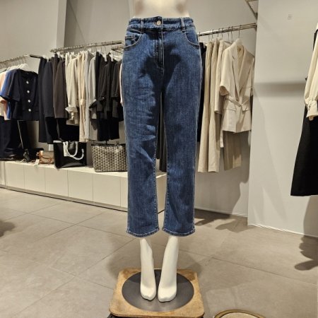 이밴드일자배기데님팬츠