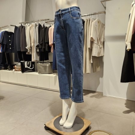 이밴드일자배기데님팬츠