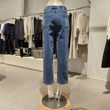 이밴드일자배기데님팬츠