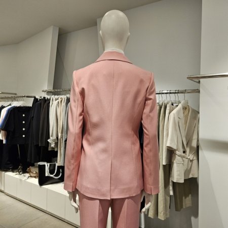 금속단추컬러자켓