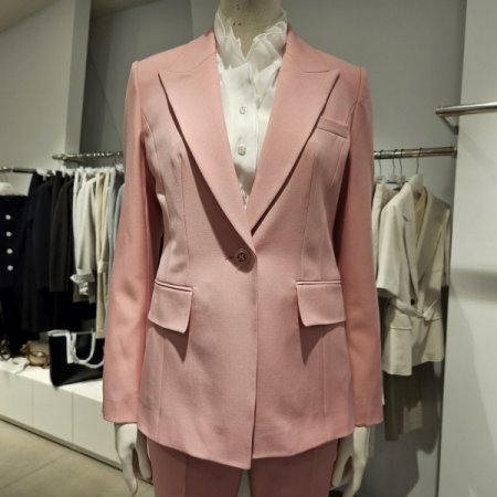 금속단추컬러자켓