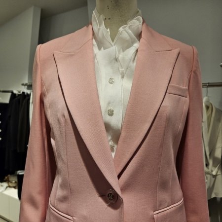 금속단추컬러자켓