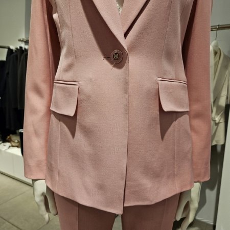 금속단추컬러자켓