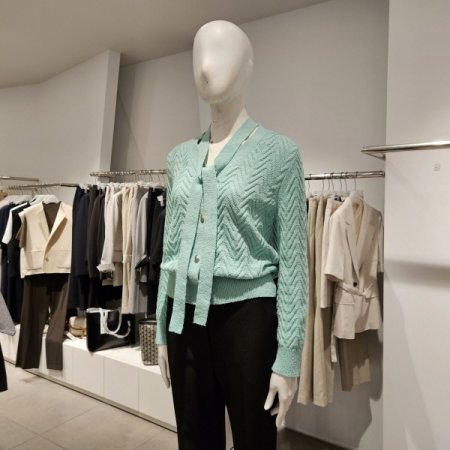 타이탈착꽈배기카디건