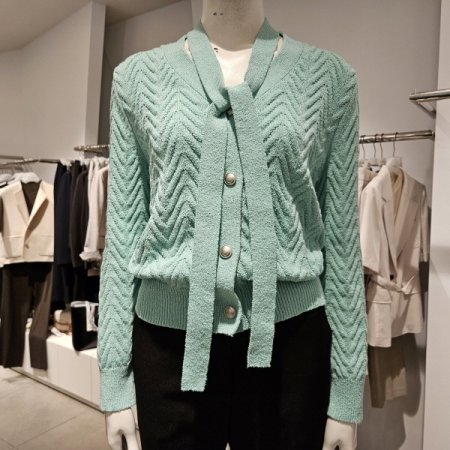 타이탈착꽈배기카디건