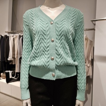 타이탈착꽈배기카디건