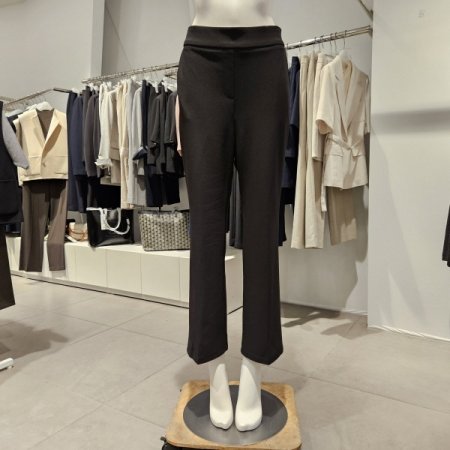 허리밴딩부츠컷팬츠