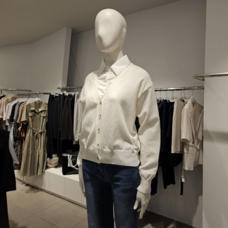 셔츠카라가디건