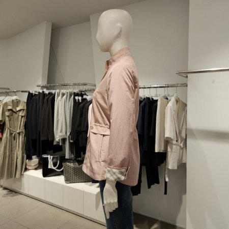 허리스트링중기장점퍼