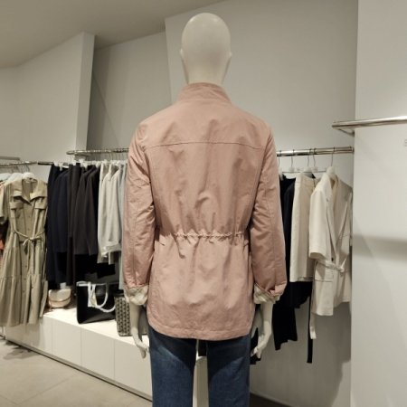 허리스트링중기장점퍼