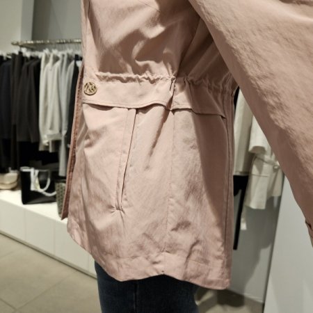 허리스트링중기장점퍼